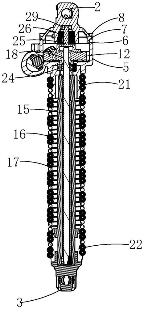 Power back door stay assy assembly