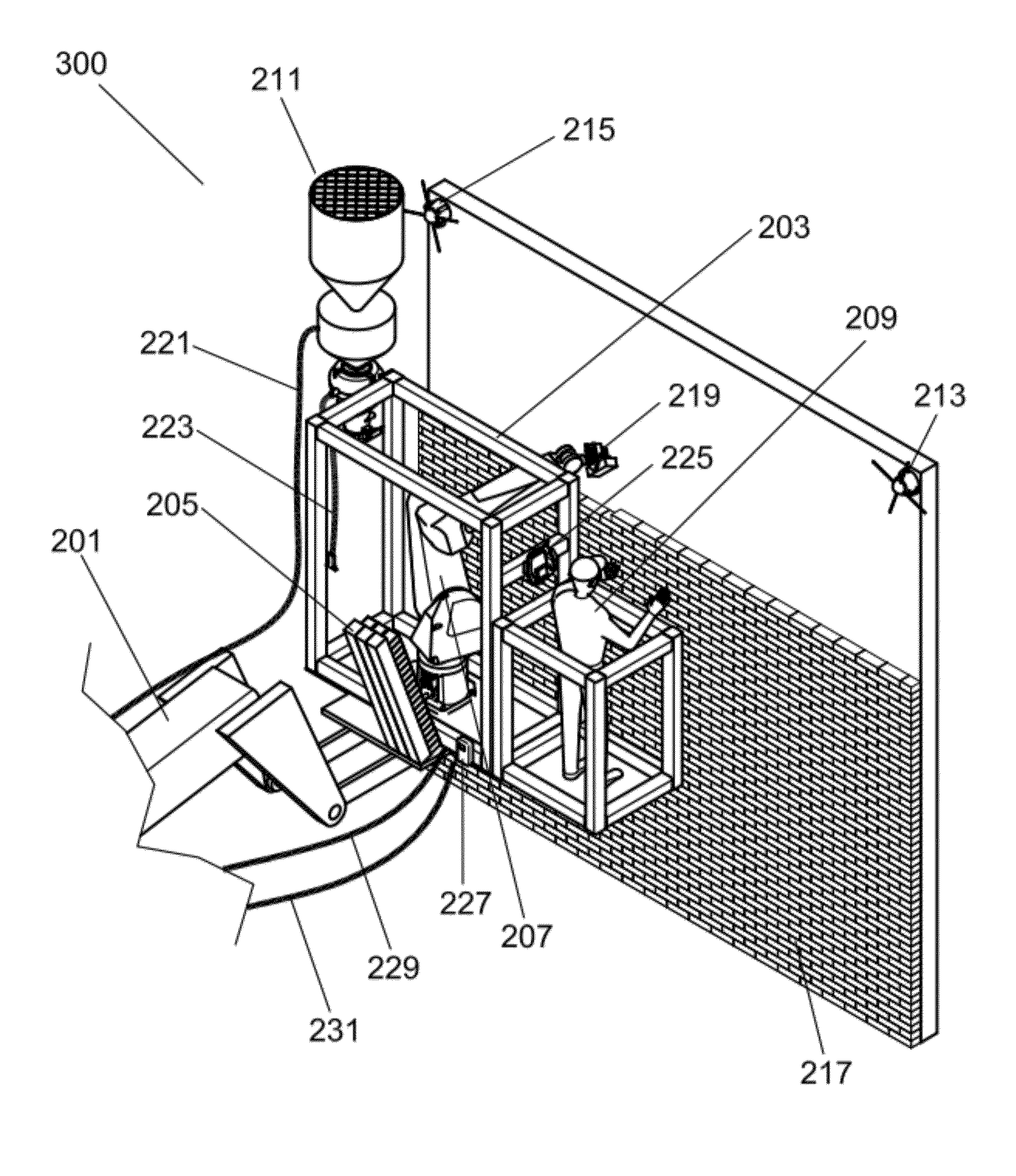 Brick laying system