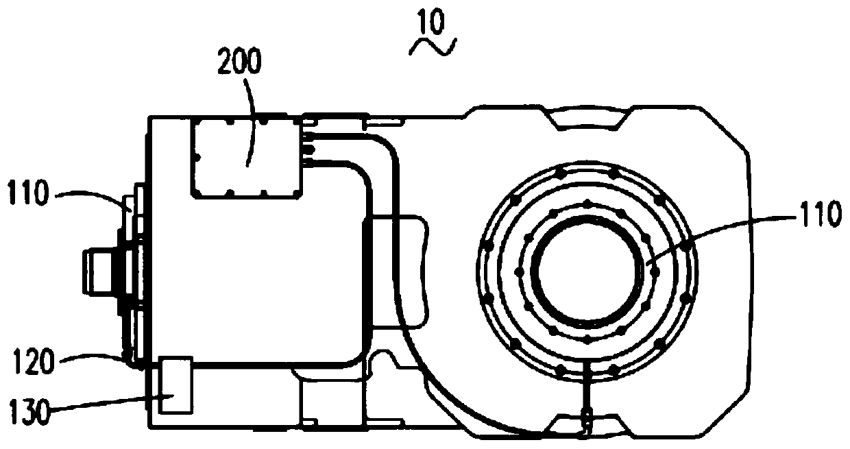 Online monitoring system for oil seal leakage of mining reducer and online monitoring method