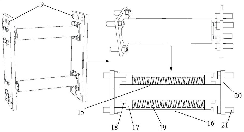 Beam end controllable energy consumption plastic hinge