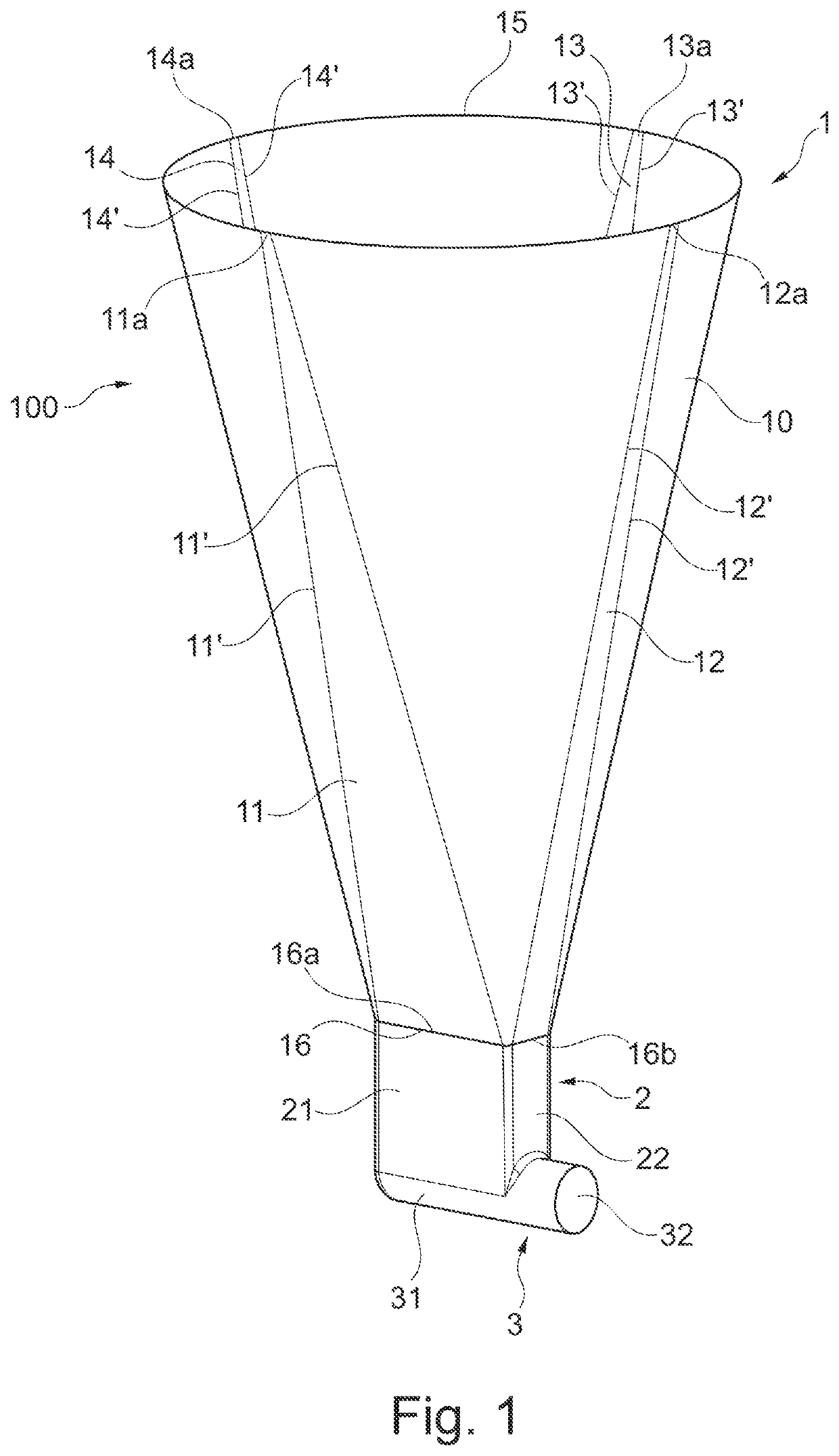 Outlet system for transporting comminuted lignocellulosic material from a vessel and vessel comprising such an outlet system