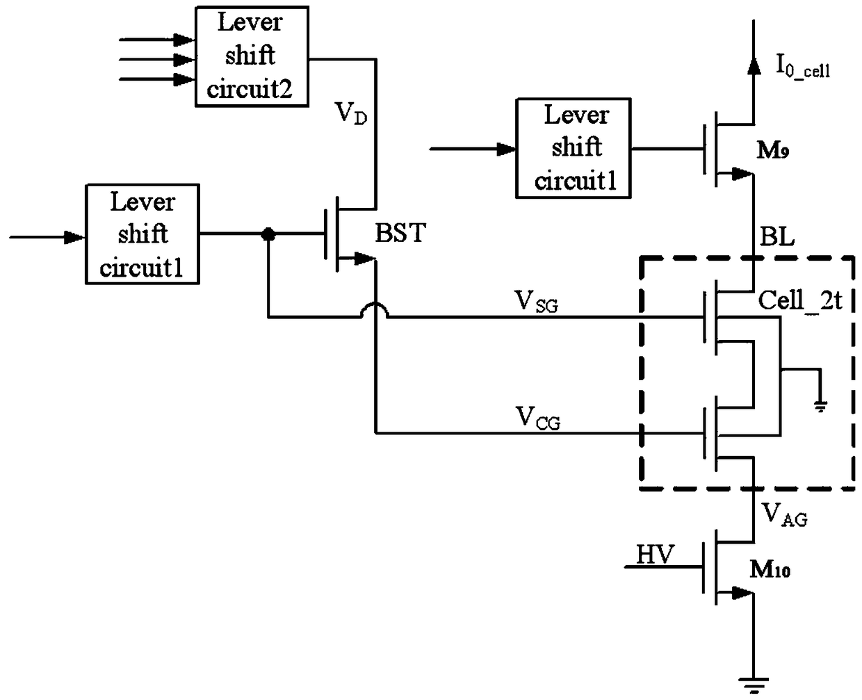 Reference current generating circuit and generating method for EEPROM memory