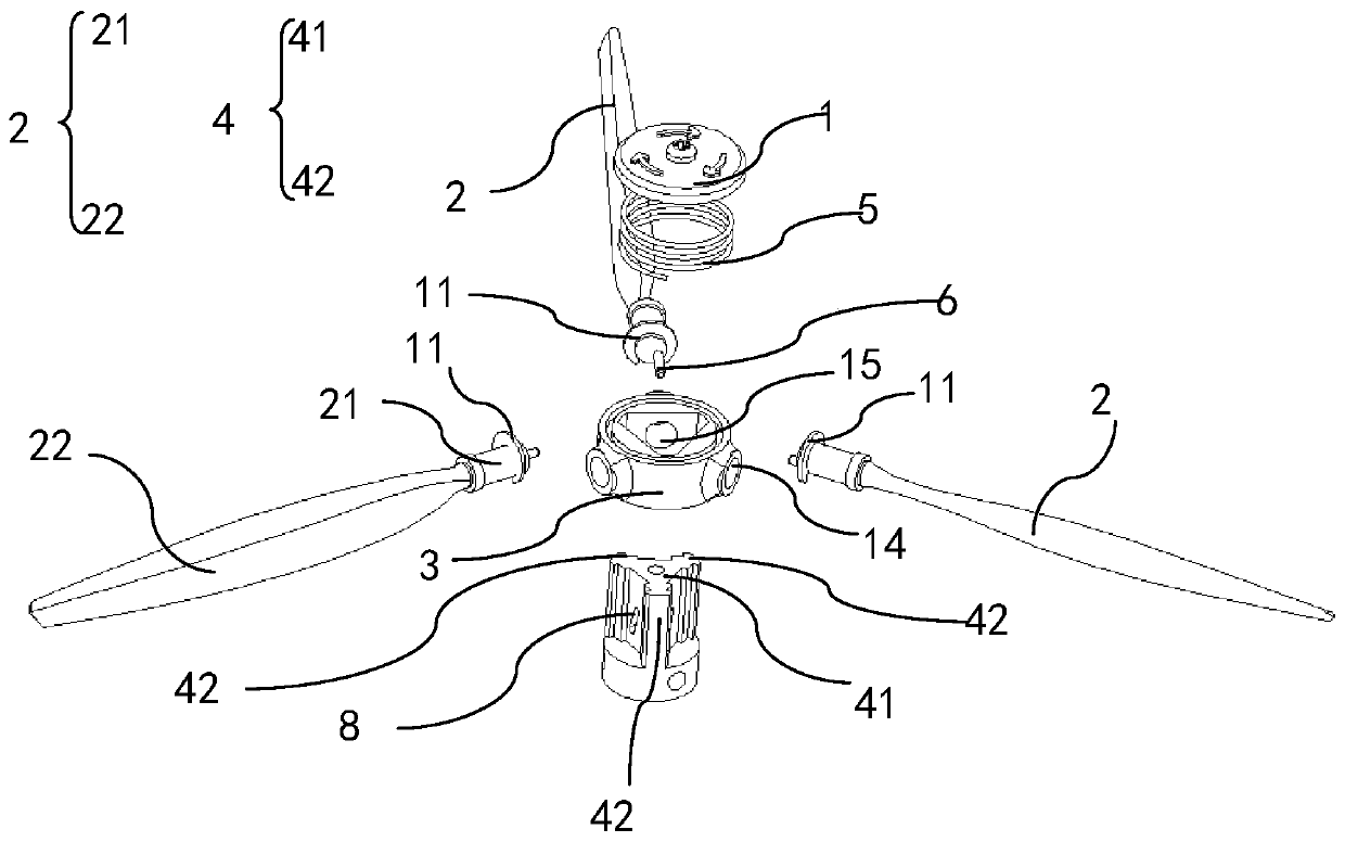 Automatic propeller torque changing mechanism