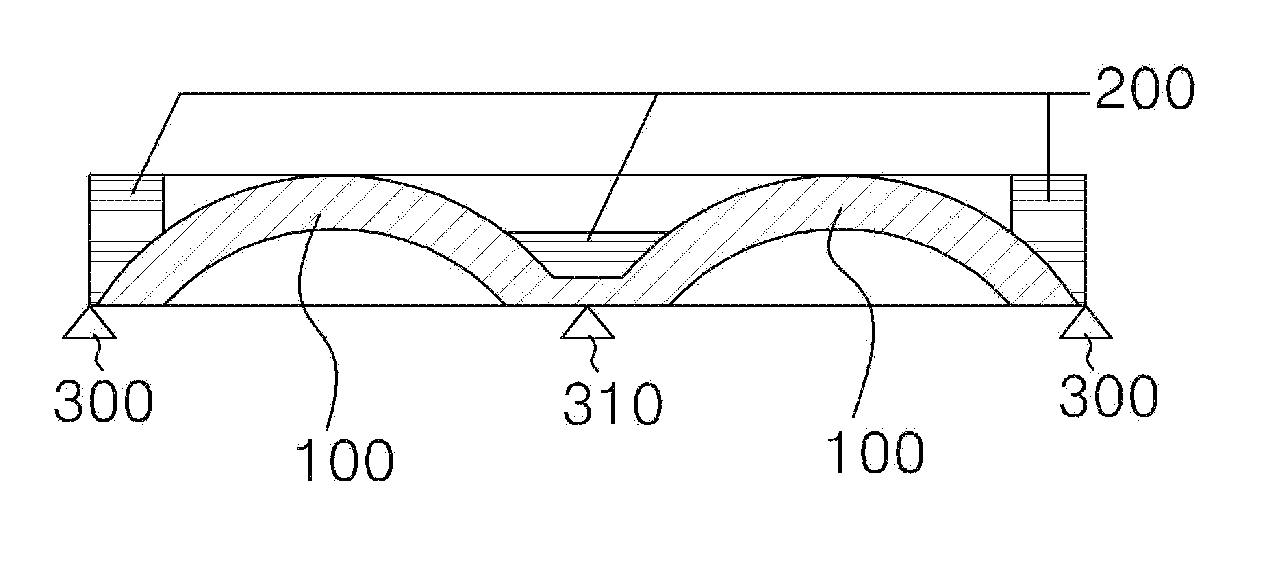 Composite girder for bridge construction