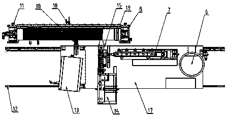 Organ-shaped pinch roller structure and working method thereof