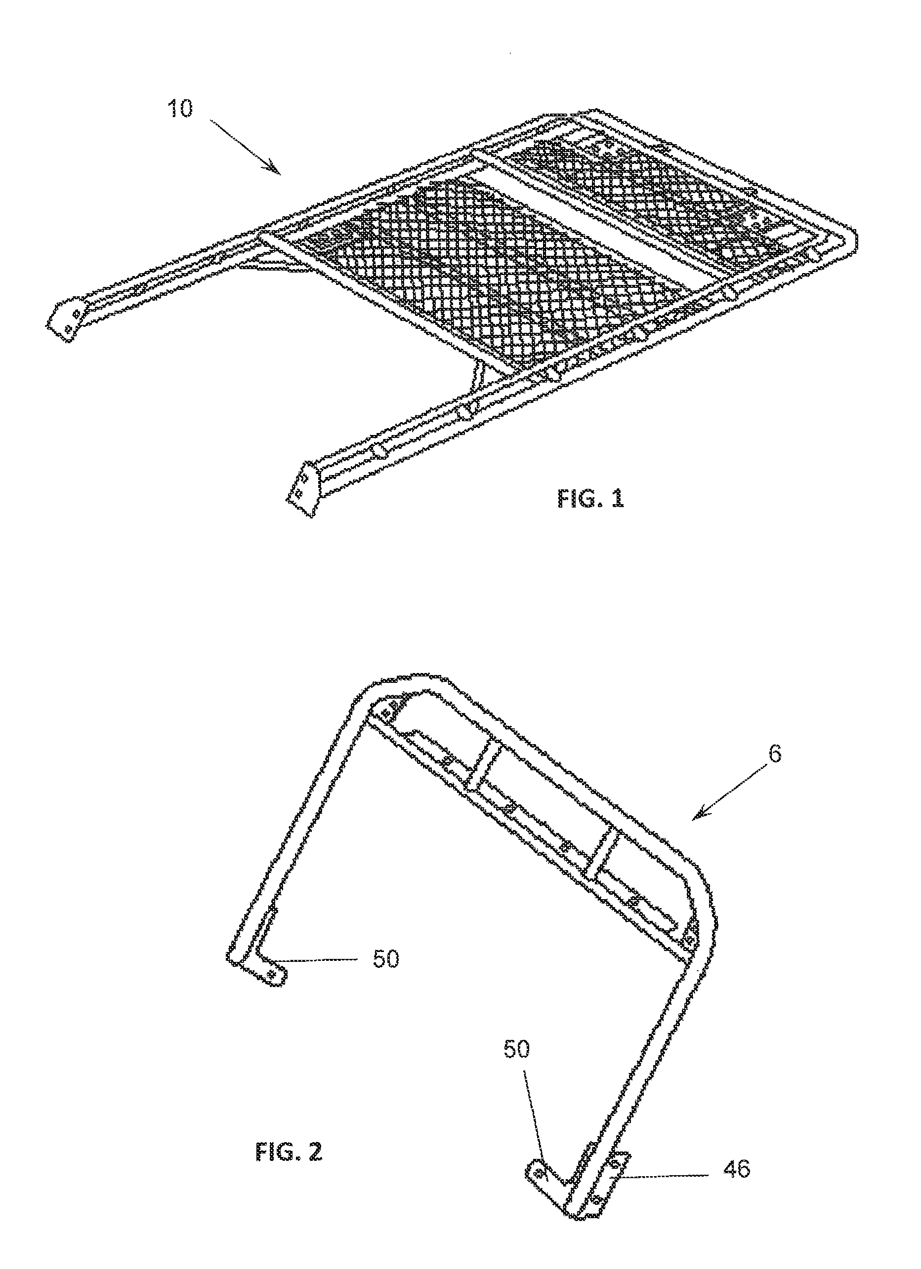 Convertible vehicle storage rack