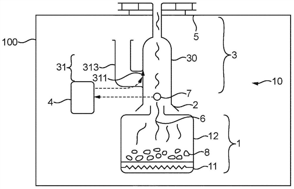 Apparatus and method for roasting coffee beans