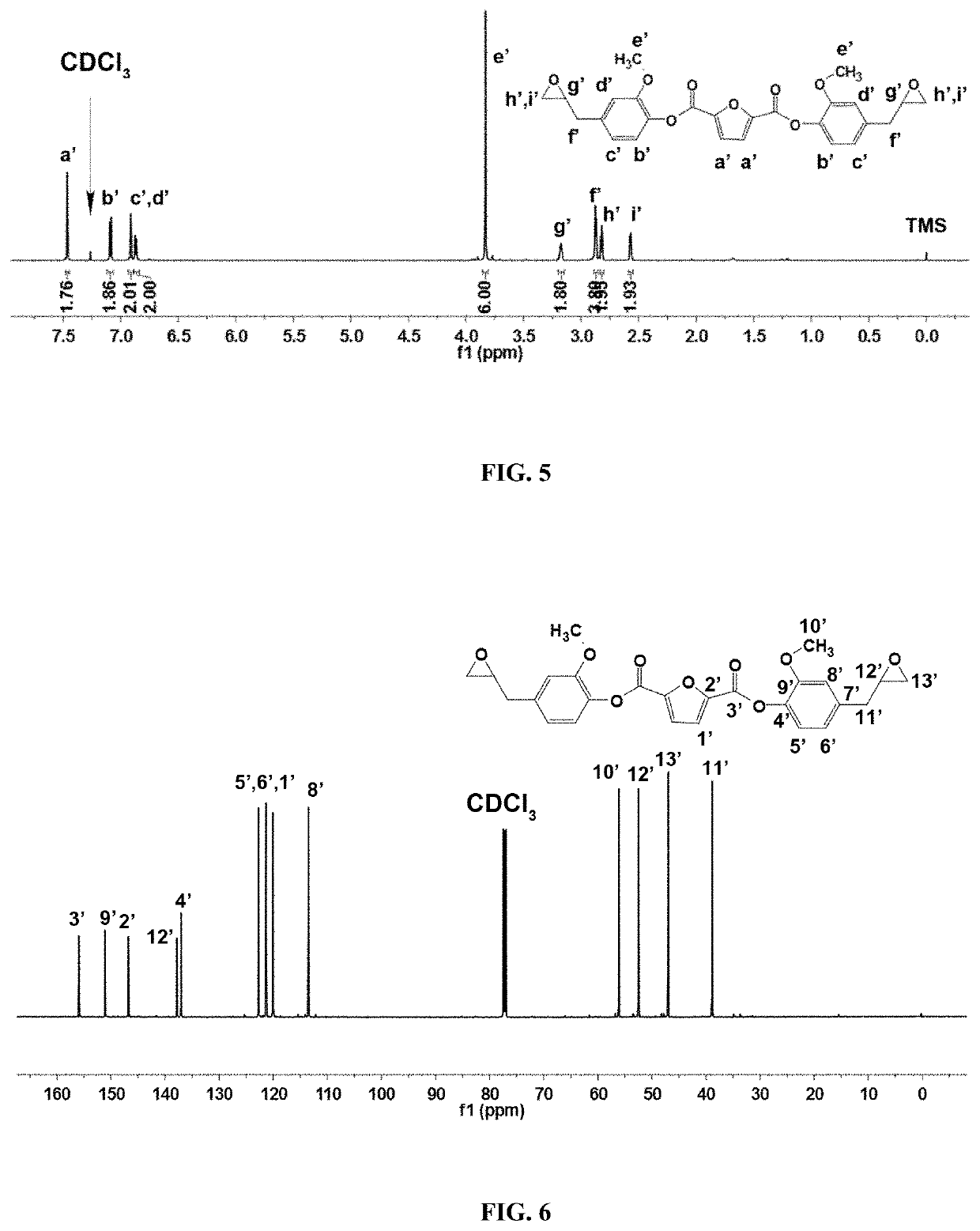 Biomass-based epoxy resin and preparation method thereof