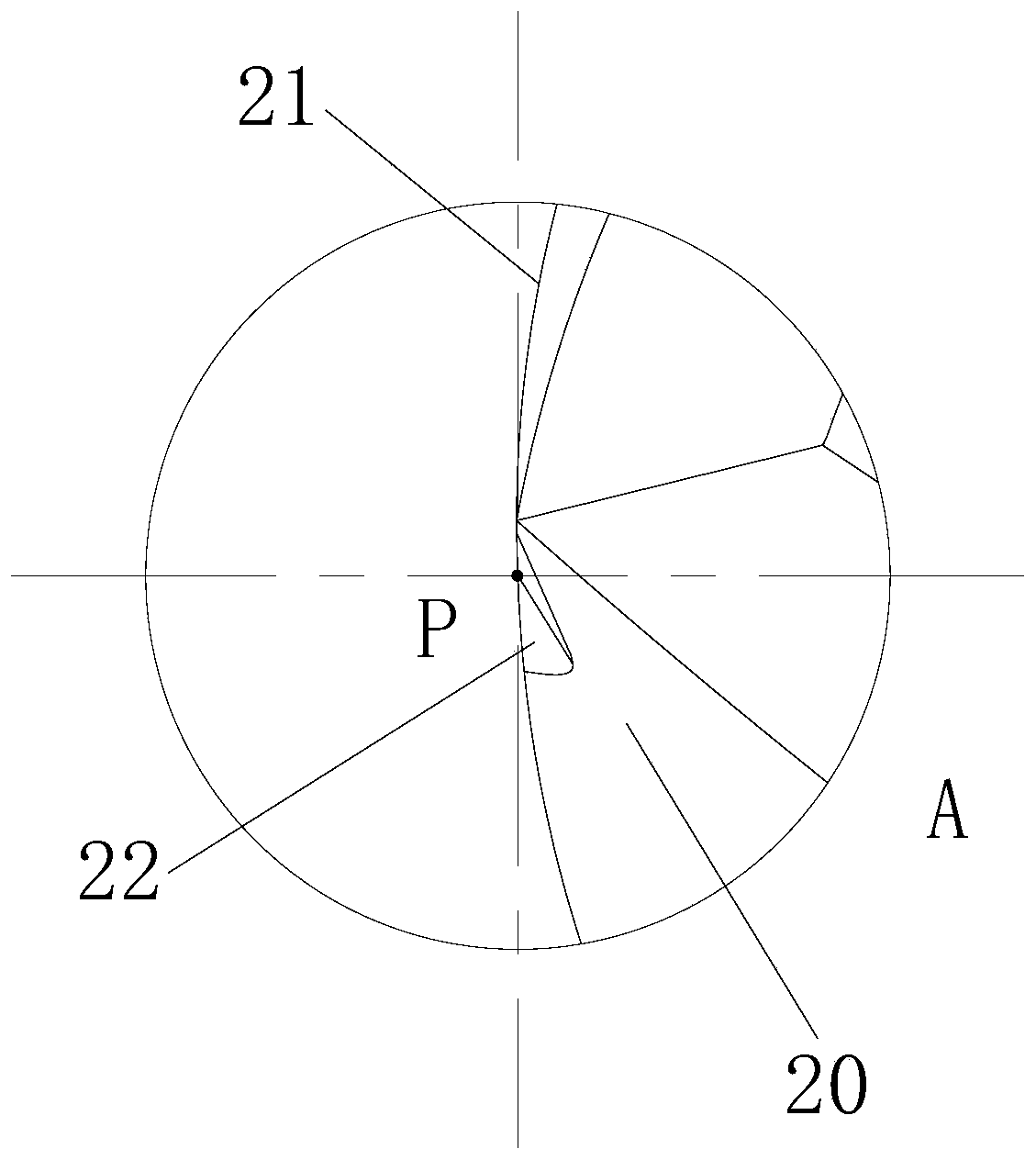 Ball head milling cutter, ball head double-edged milling cutter and processing method