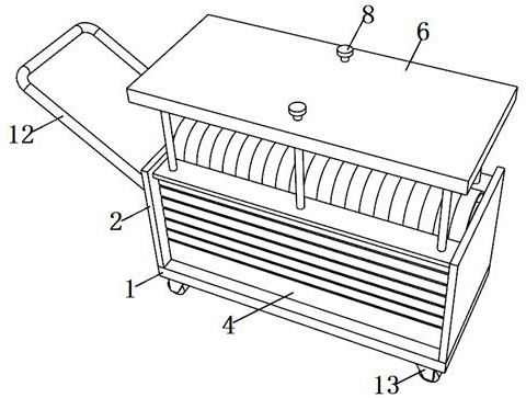 Electric power fitting storage device