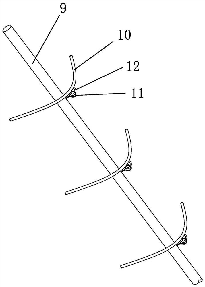 Ocean wind power generation single pile foundation scouring protection device