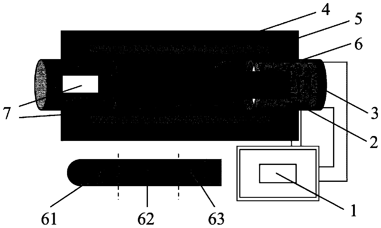 External temperature field device for assisting growth of two-dimensional black phosphorus crystals, and application thereof