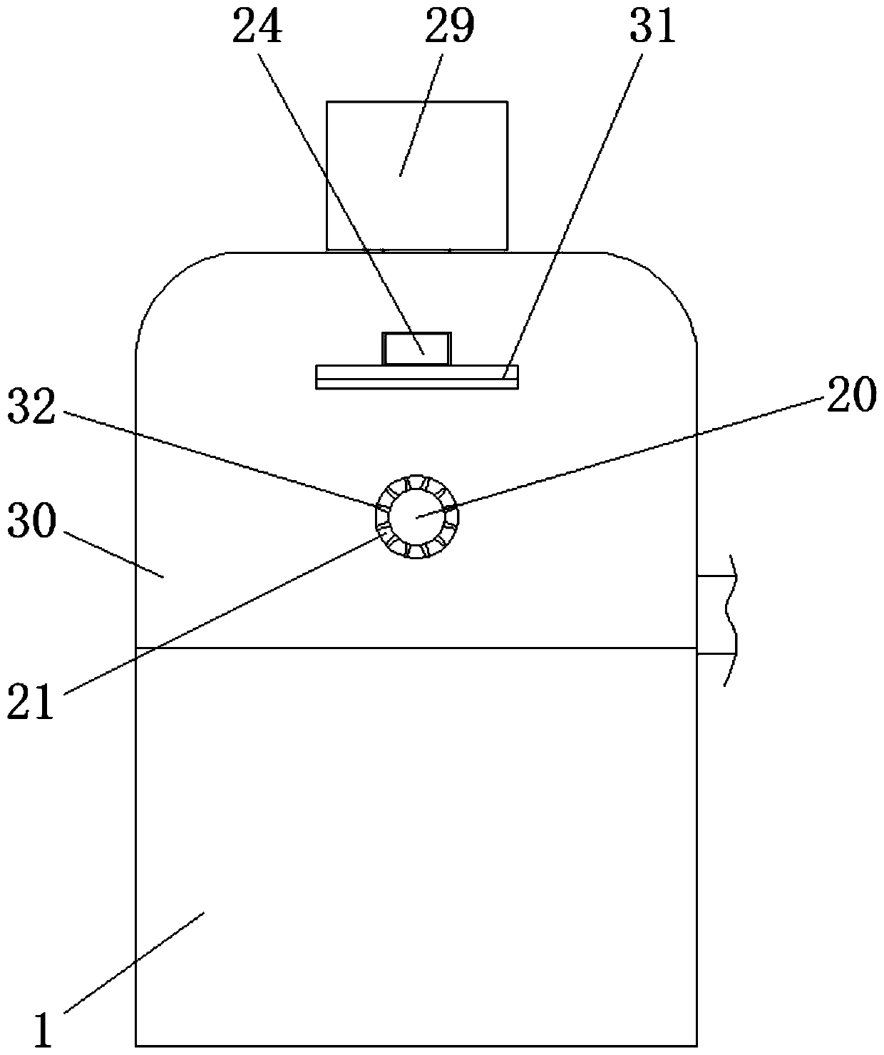 Hand dryer convenient to disassemble and assemble and capable of filtering gas dust