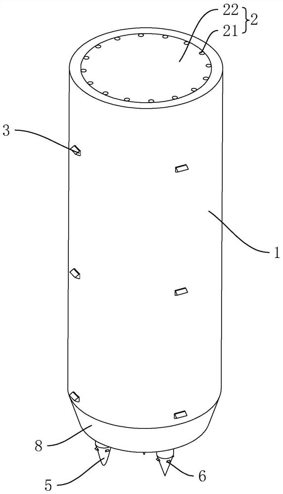 Cast-in-place pile and construction method thereof