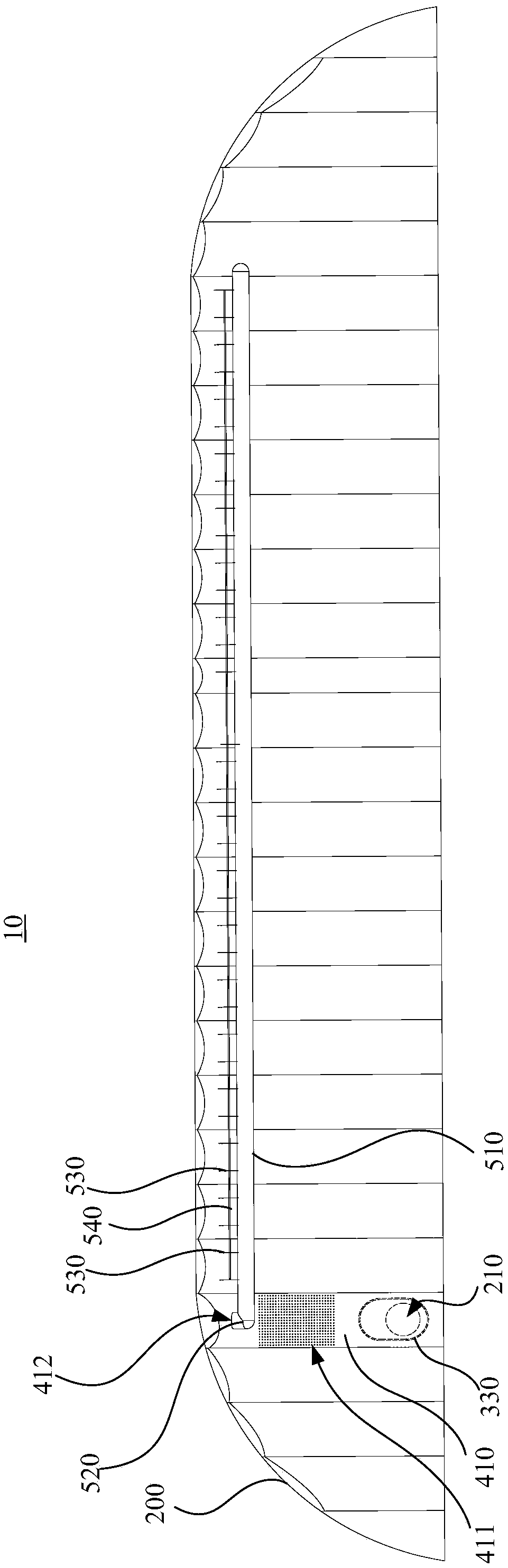 Air Film Building and Its Internal Ventilation Pipe Structure