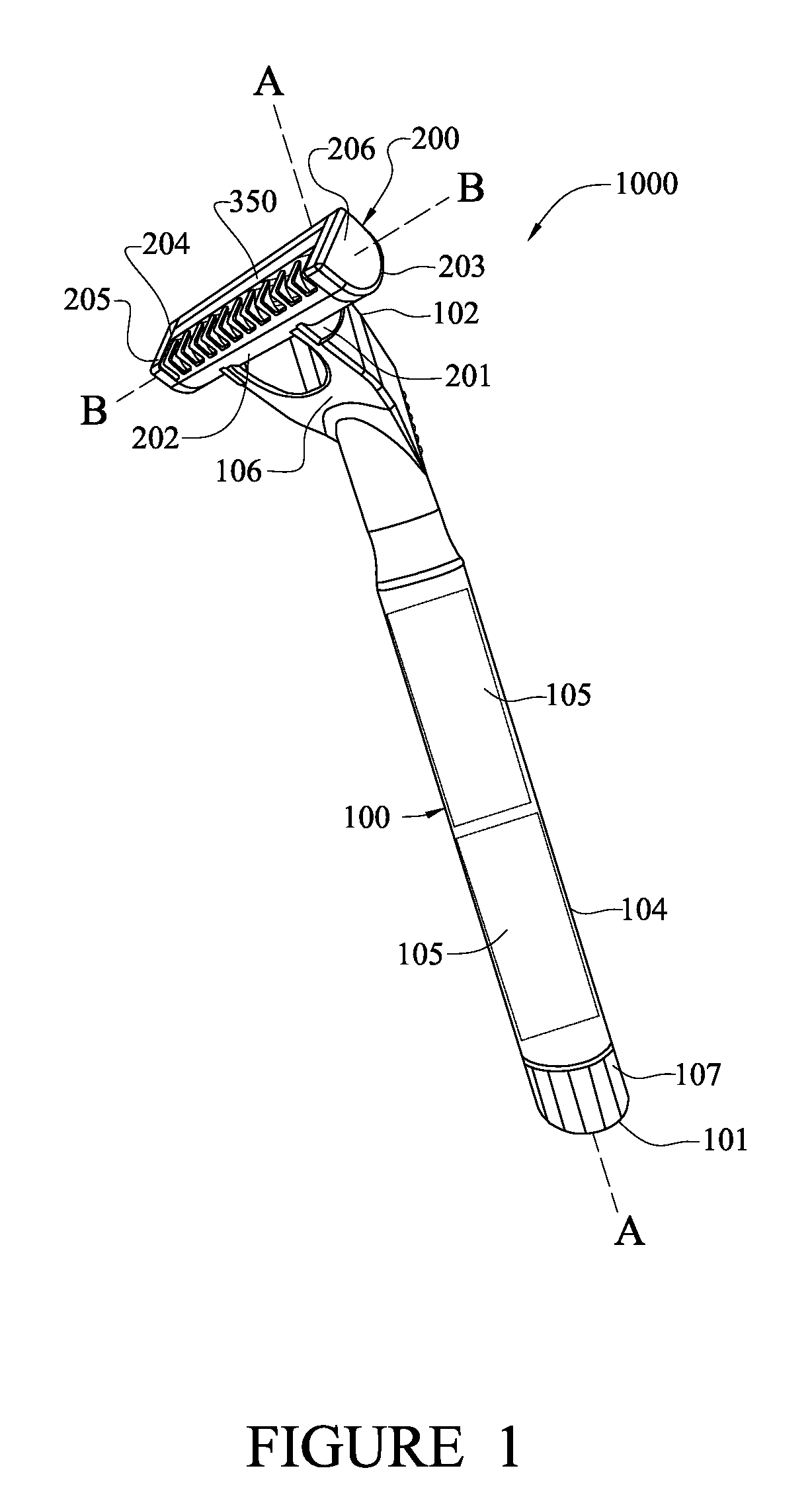 Motorized shaving apparatus head and motorized shaving apparatus