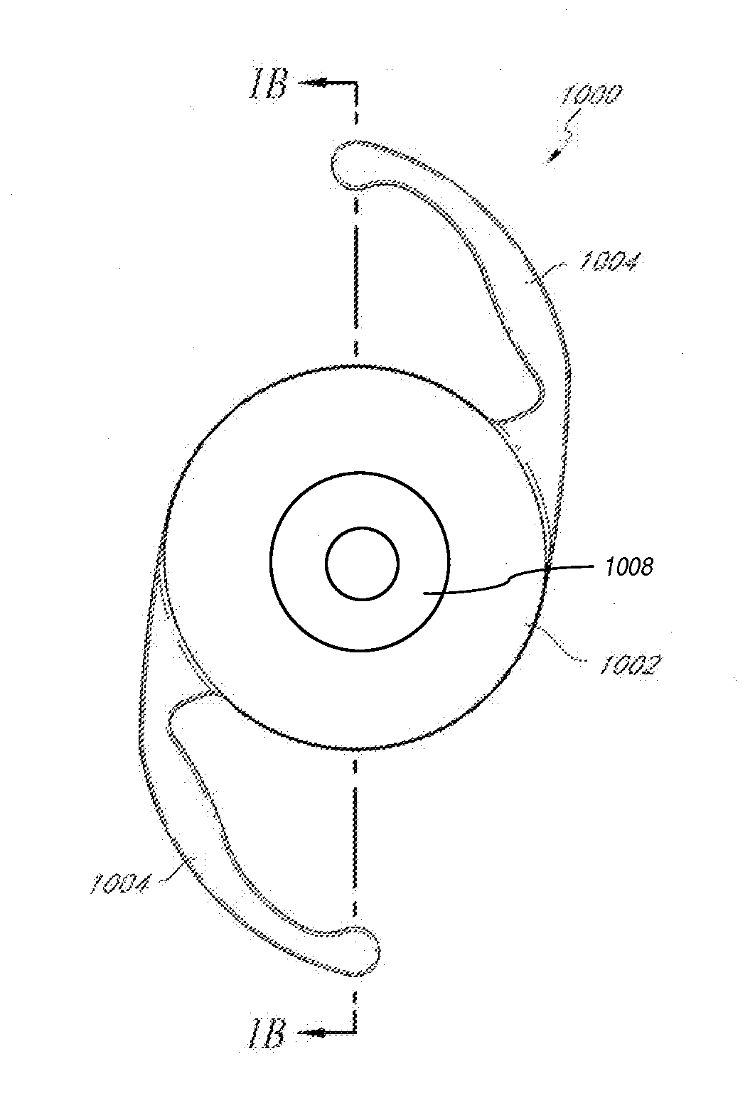 Intraocular lens with elastic mask