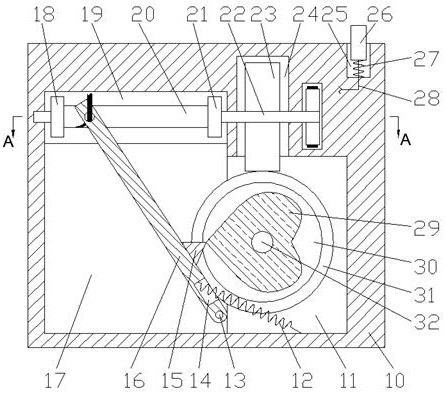 Anti-dislocation cable take-up and pay-off device with cutting function