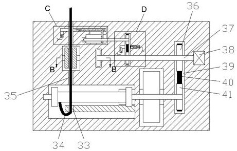 Anti-dislocation cable take-up and pay-off device with cutting function