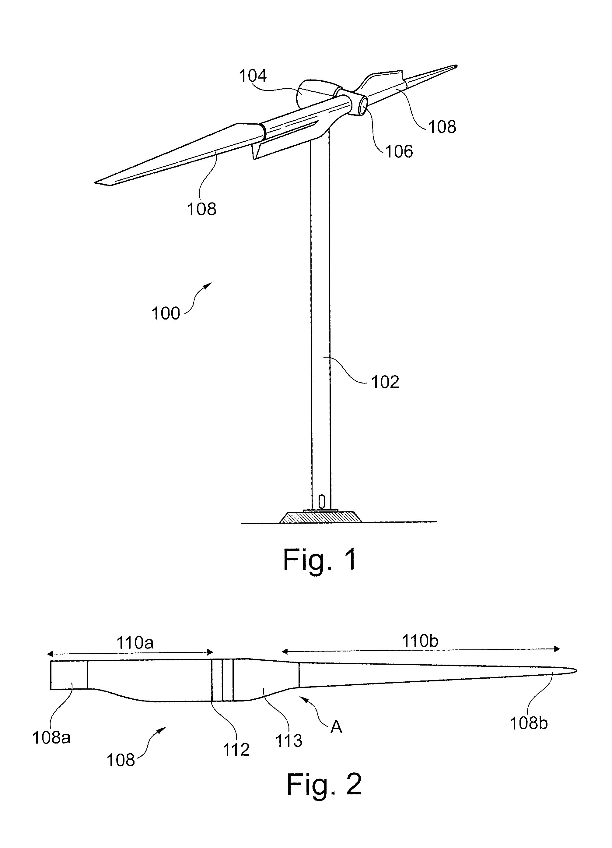 Wind turbine and wind turbine blade