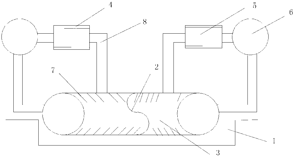 Dyeing device for clothes