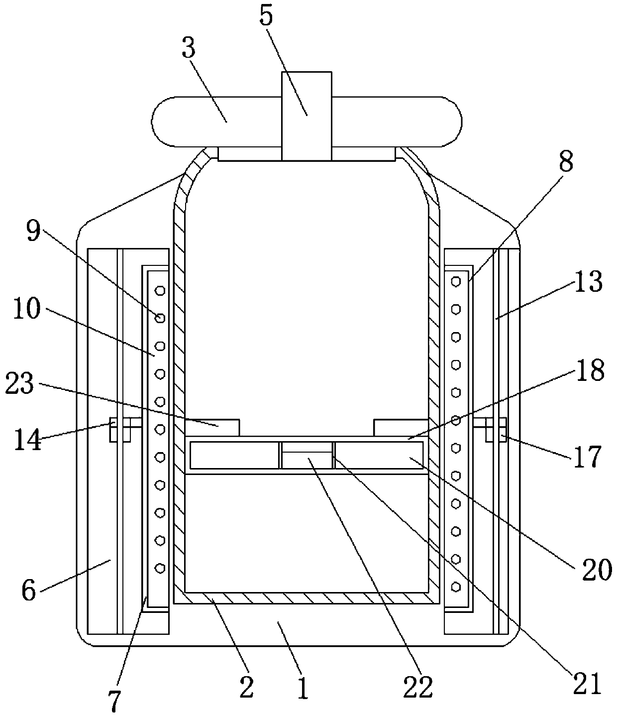 Lifting-type self-adaptive local-heating electric kettle