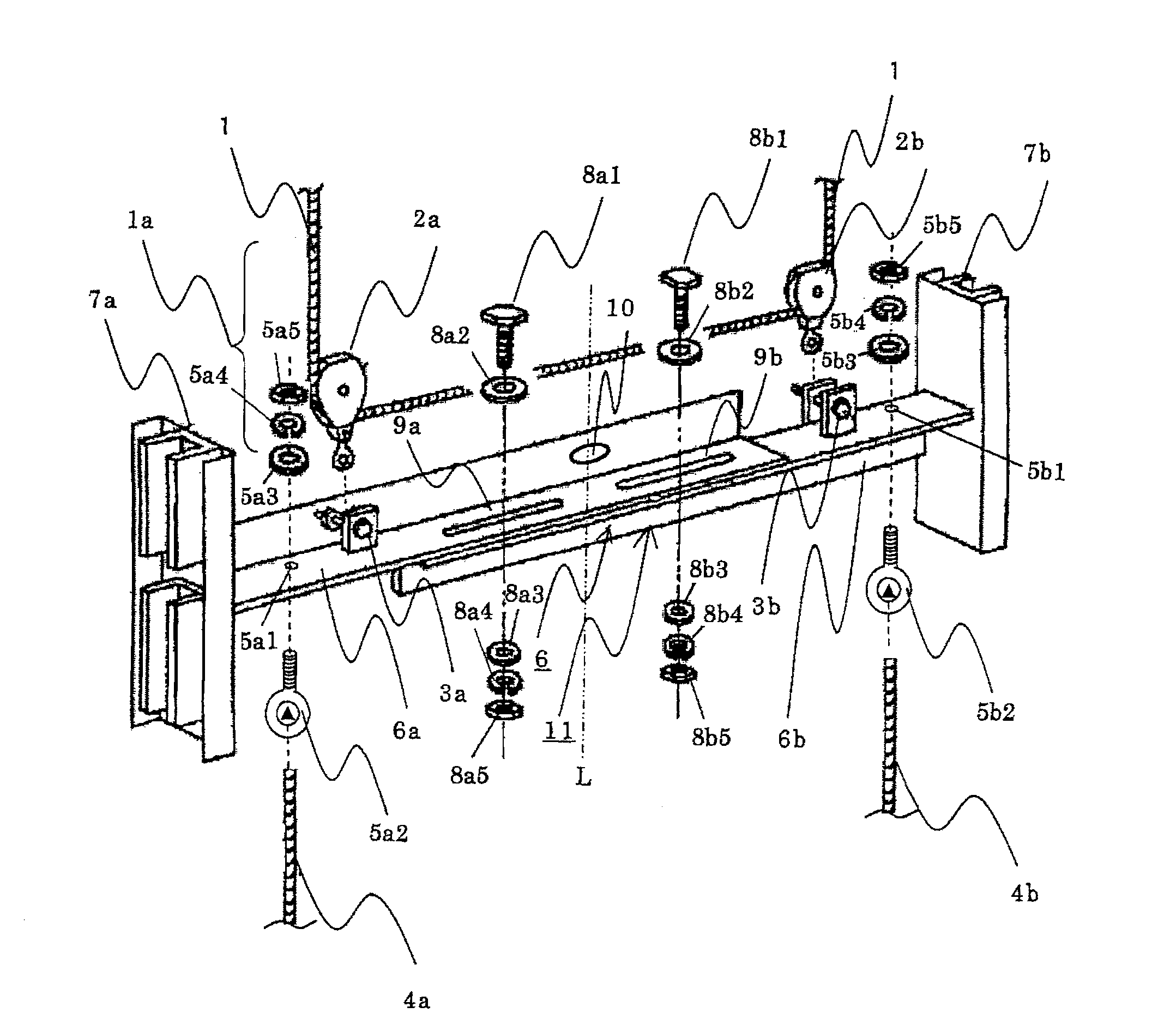 Main wirerope replacing tool of elevator