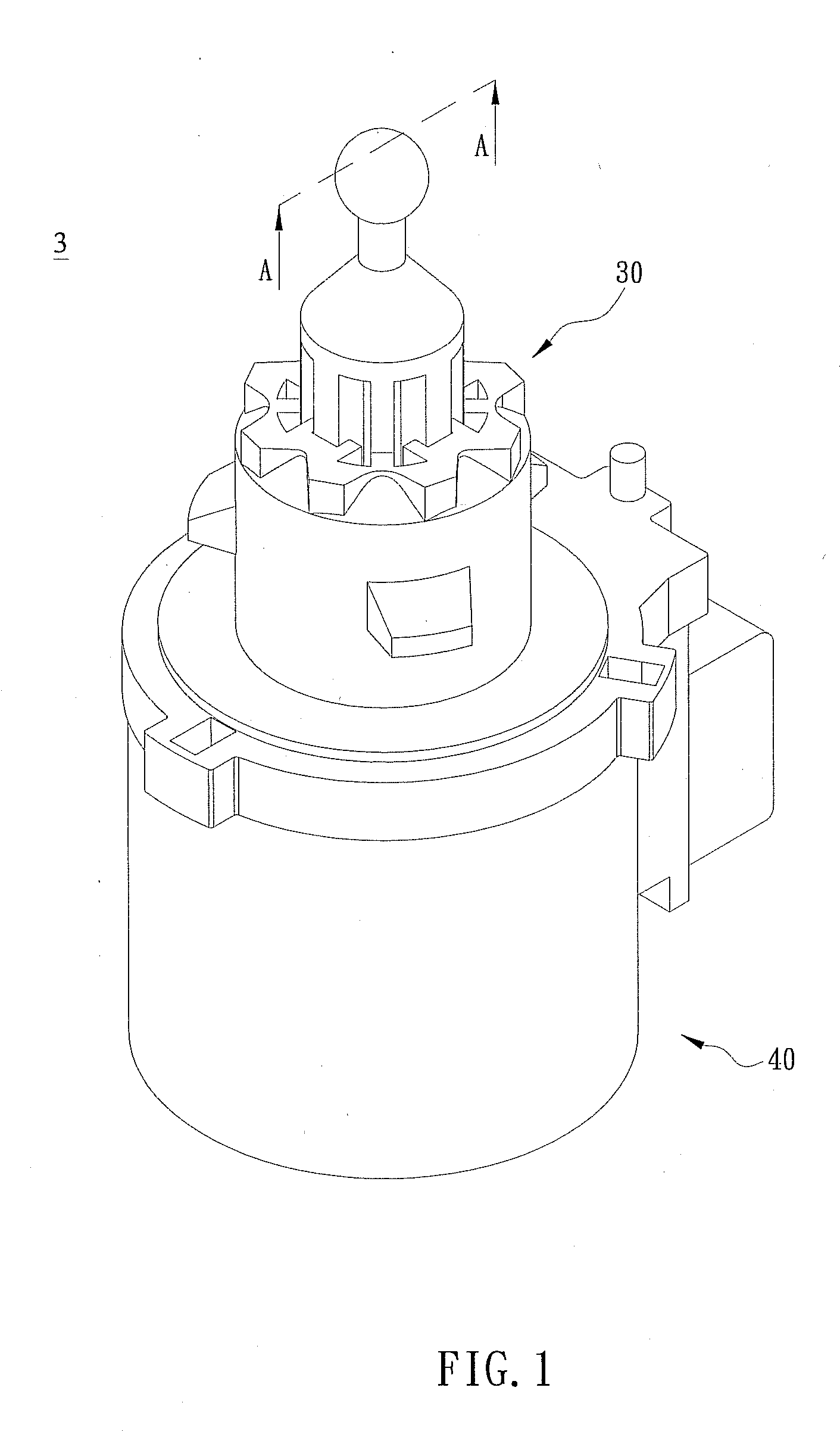 Motor and guiding structure thereof