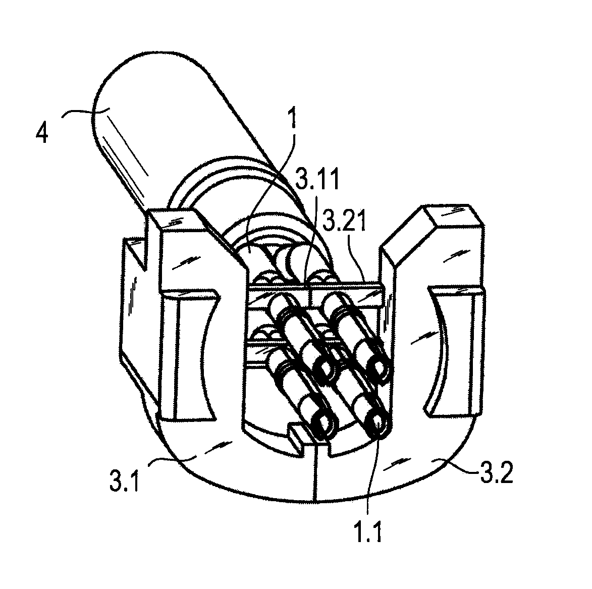 Cable for transmitting signals