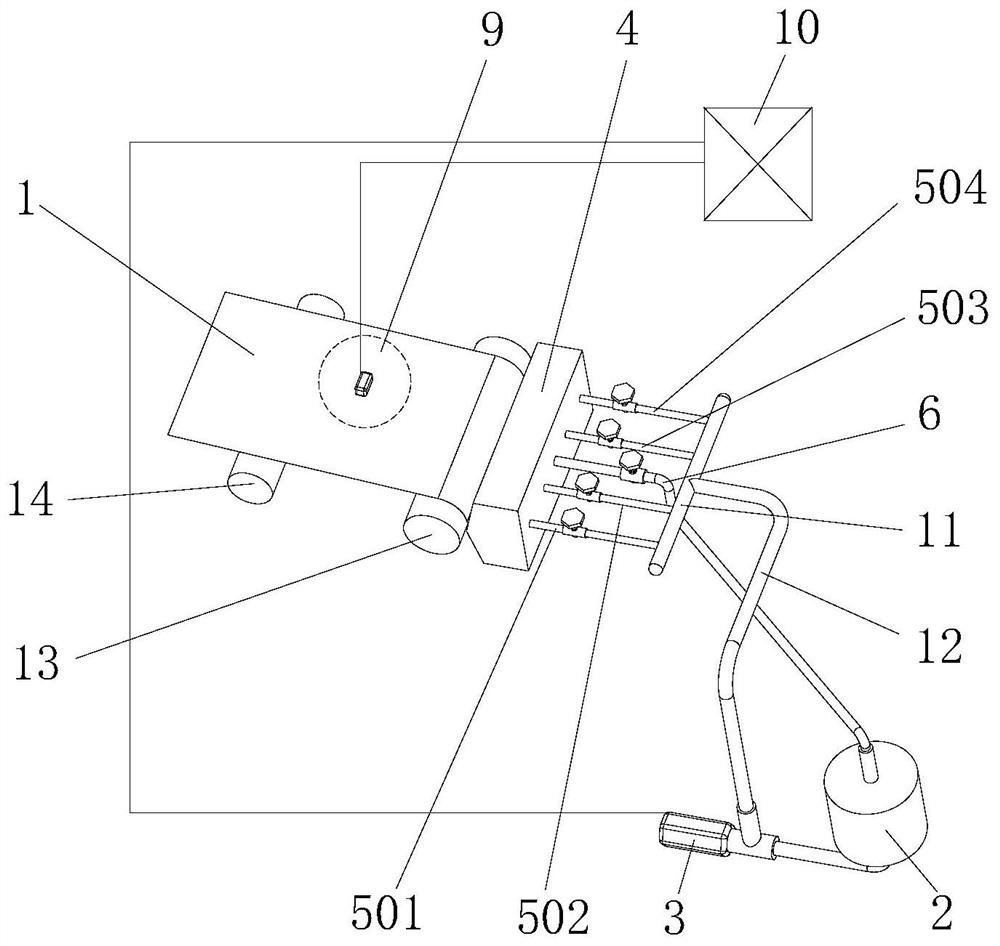 Foil coating device