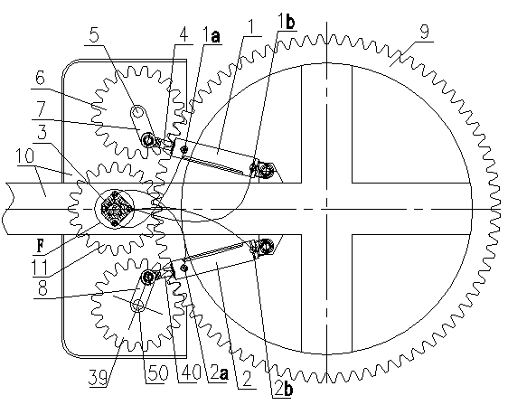 Hydraulic follow-up rotating mechanism