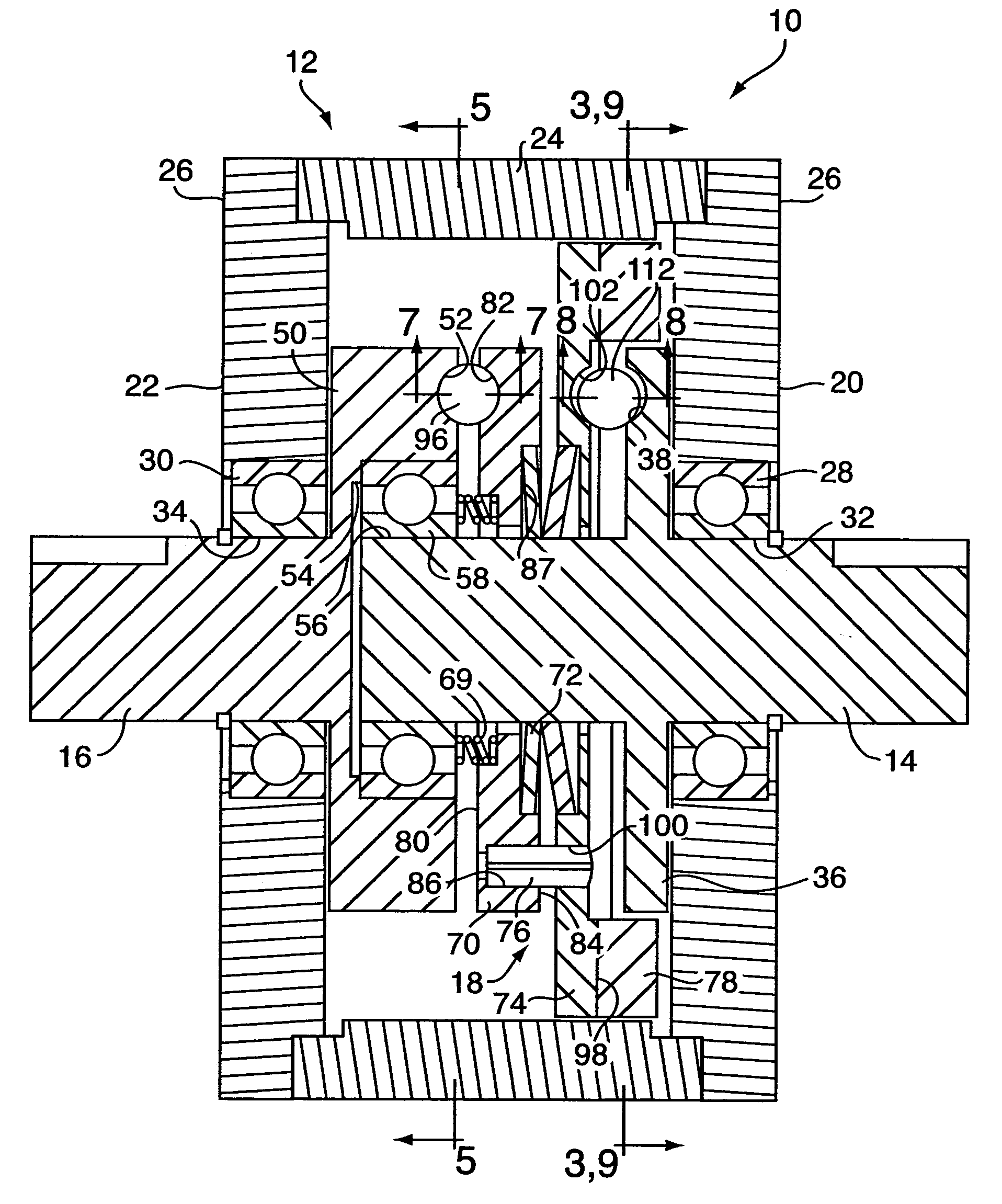 One-way bidirectional clutch