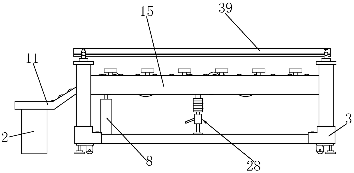 A conveying and collecting device for woodcarving