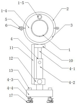 Feeding pipe preheating device of molecular distillation equipment