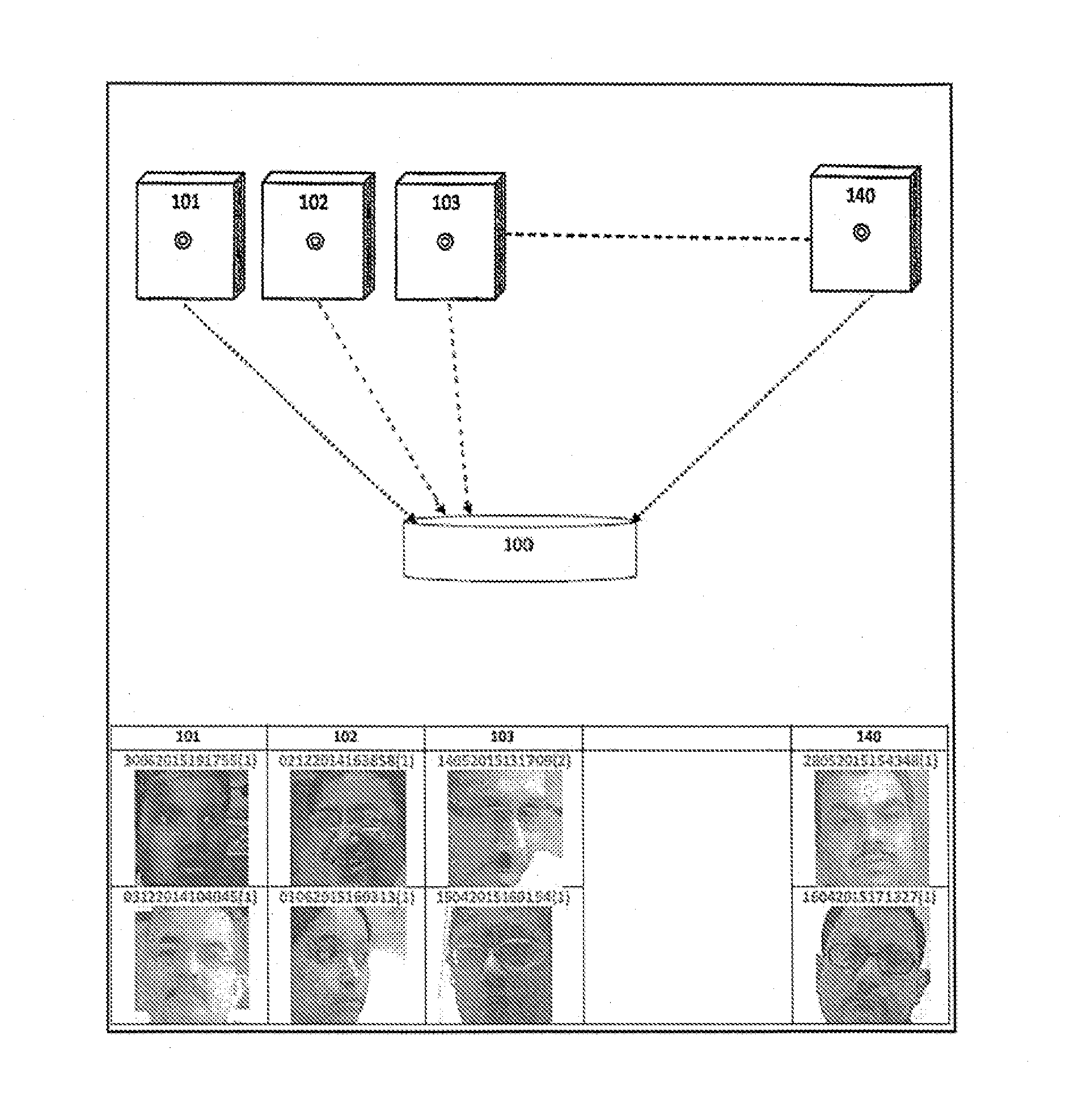 Apparatus for Automated Monitoring of Facial Images and a Process Therefor