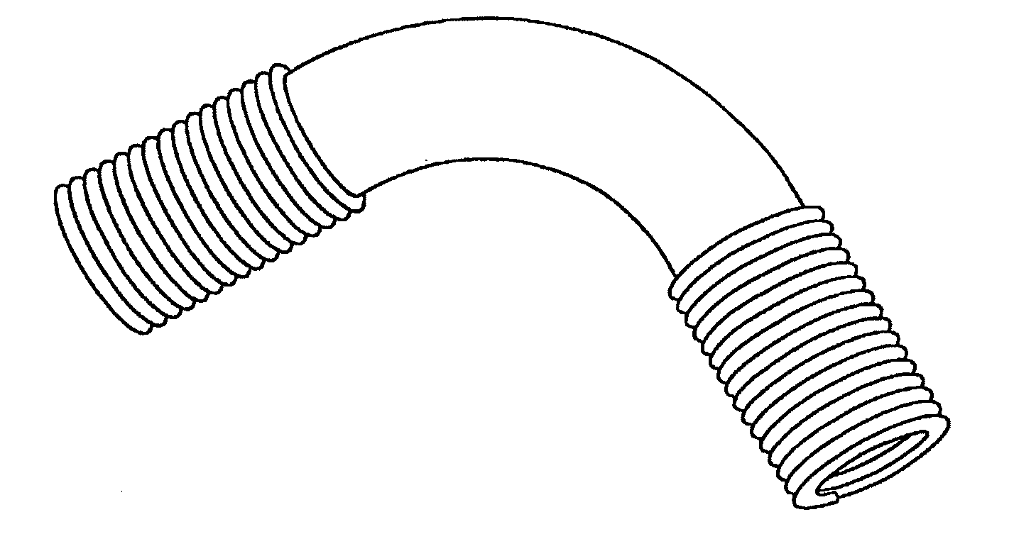 Ureteral stent with axial and radial variability