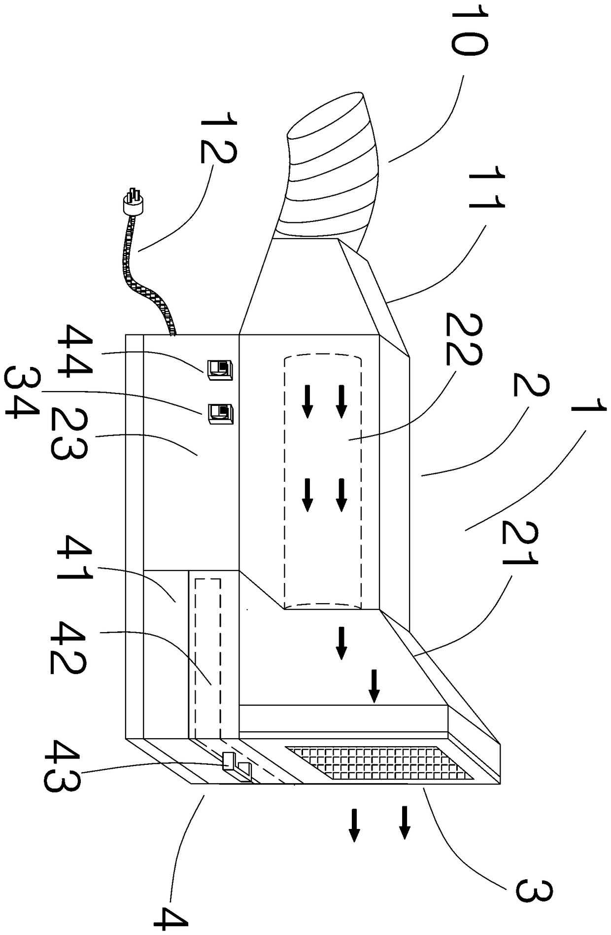 Mechanical workpiece dust-removal device