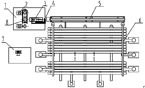 Mechanization workover treatment system capable of replacing wellhead manual operation