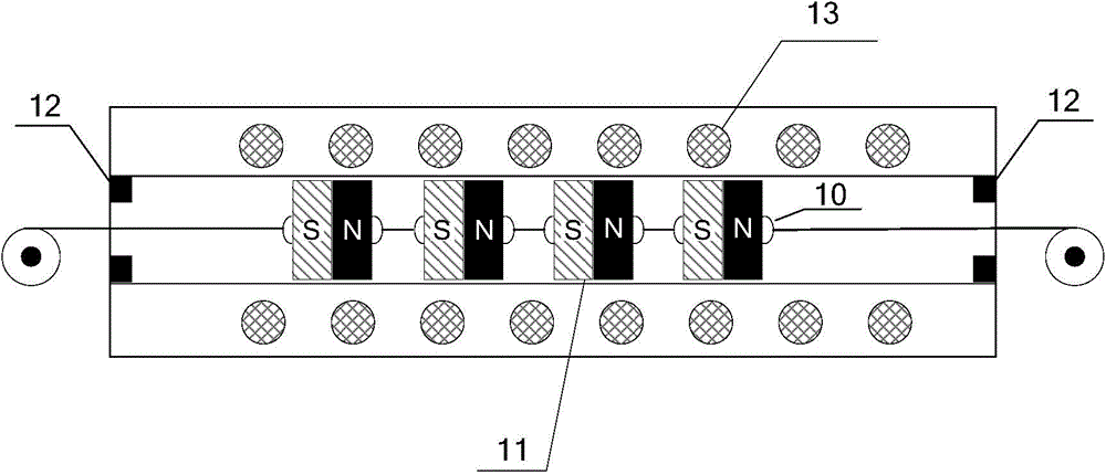 Gravity pendulum wave power generation device