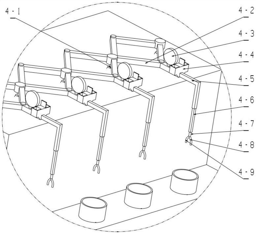 Combined plant planting device for architectural design