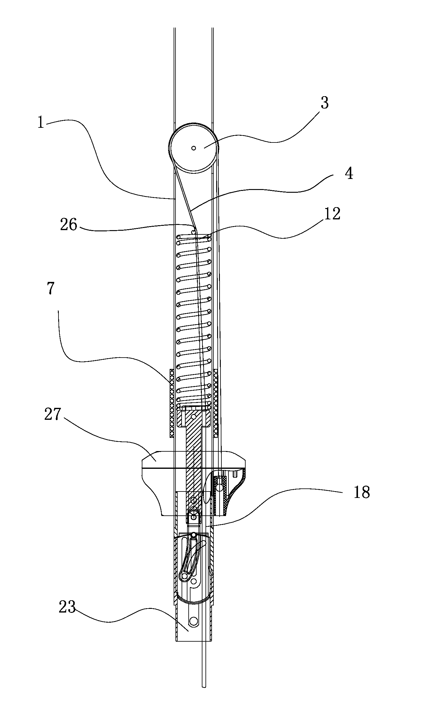 Auto Bending Structure of Sunshade