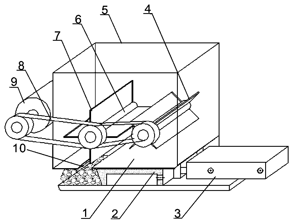 Quantitative control system for granular or fiber-like material discharging