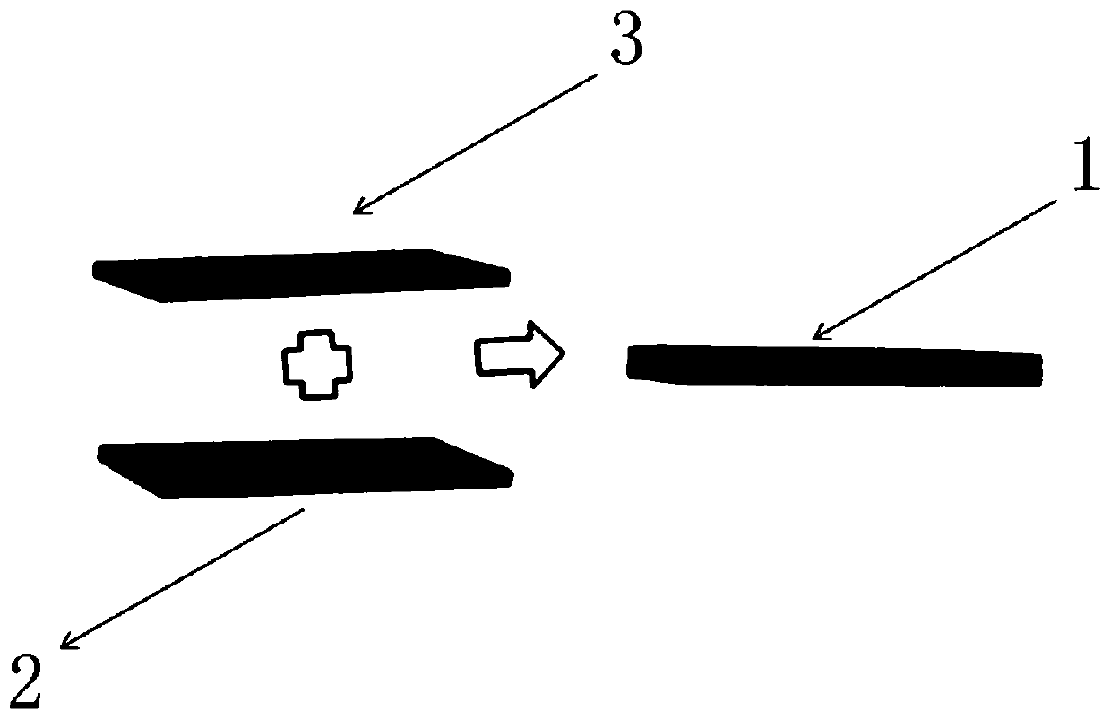 Asymmetric structure paper-based graphite intelligent film integrating sensing and driving, preparation method and application