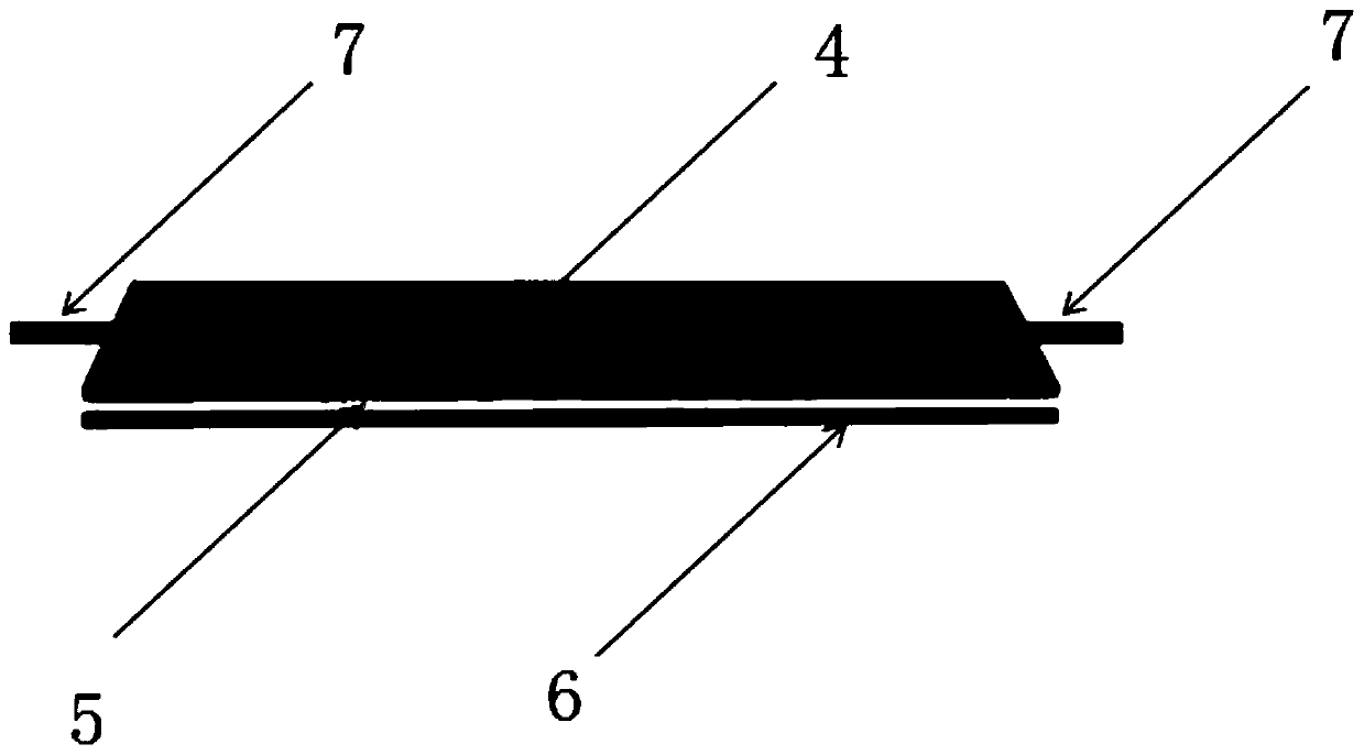 Asymmetric structure paper-based graphite intelligent film integrating sensing and driving, preparation method and application