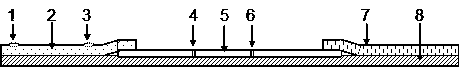 Miltenberger blood group antibody detection test strip and detection method thereof