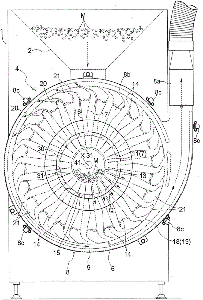 Rice husking device