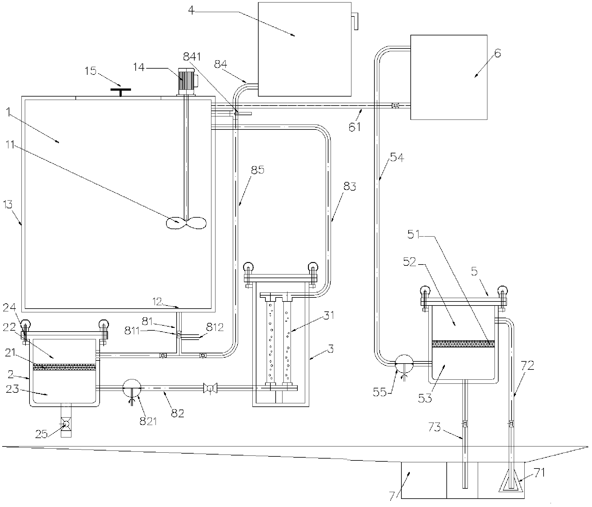 Device and method for zero emission preparation of aqueous oxidizer salt solution