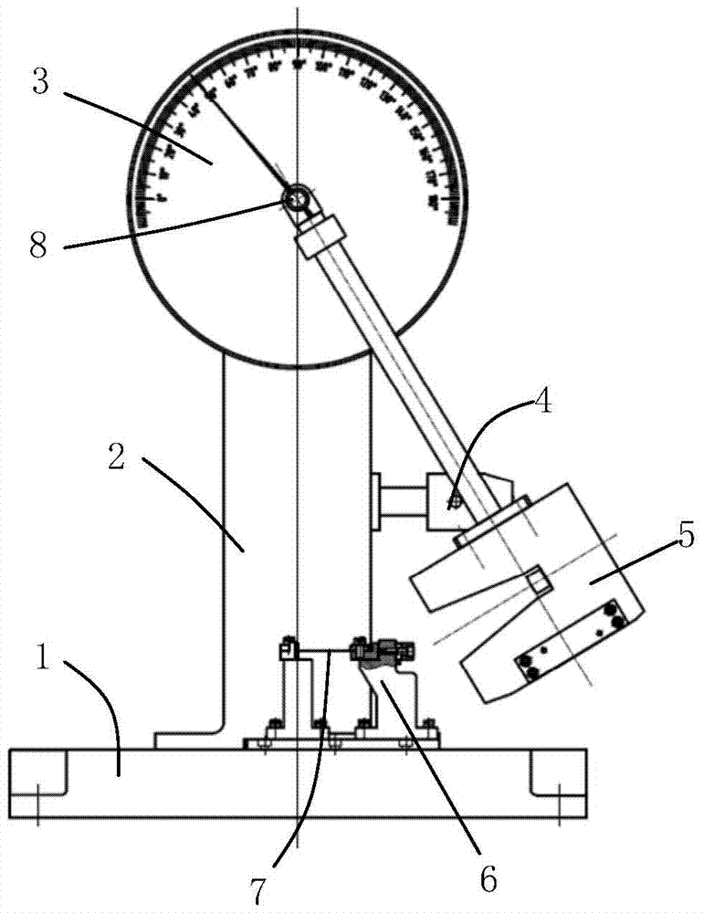 Device and method for testing impact performance of spot welded joints of thin metal plates