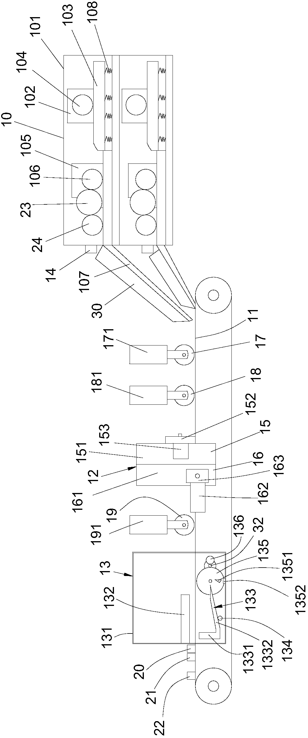 A full-process automatic binding machine