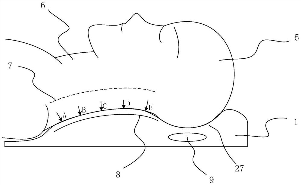 Intelligent pillow with cervical curvature detecting and adjusting functions